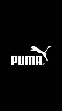 Logo de Puma en fondo AMOLED oscuro