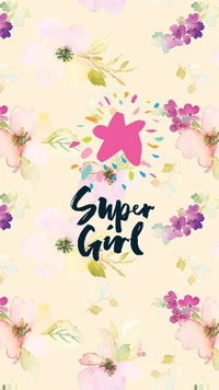 Super Fille : Une Fantaisie Florale