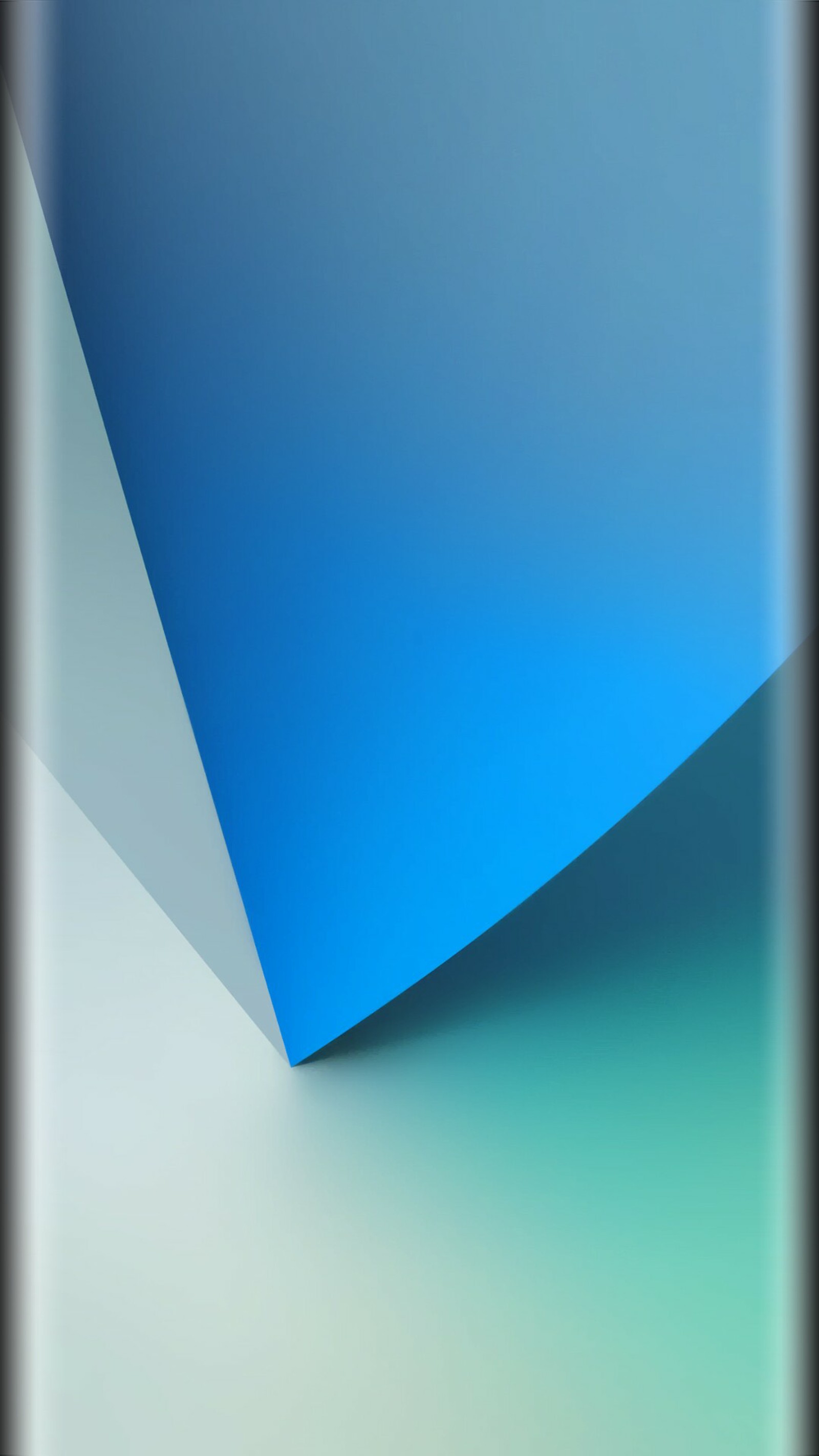 Um close em um celular com uma tela azul (abstrato, arte, azul, design, estilo de borda)