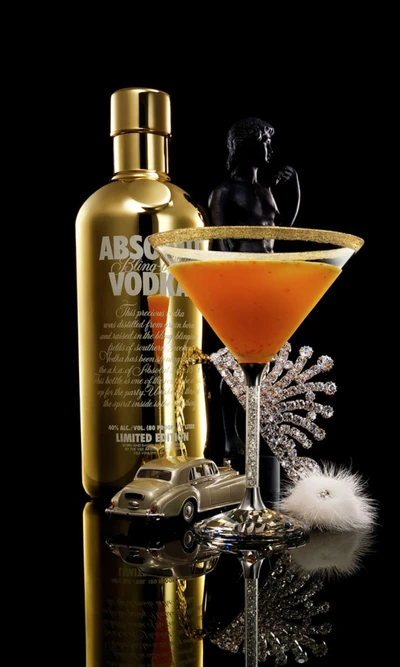 absolut, gold