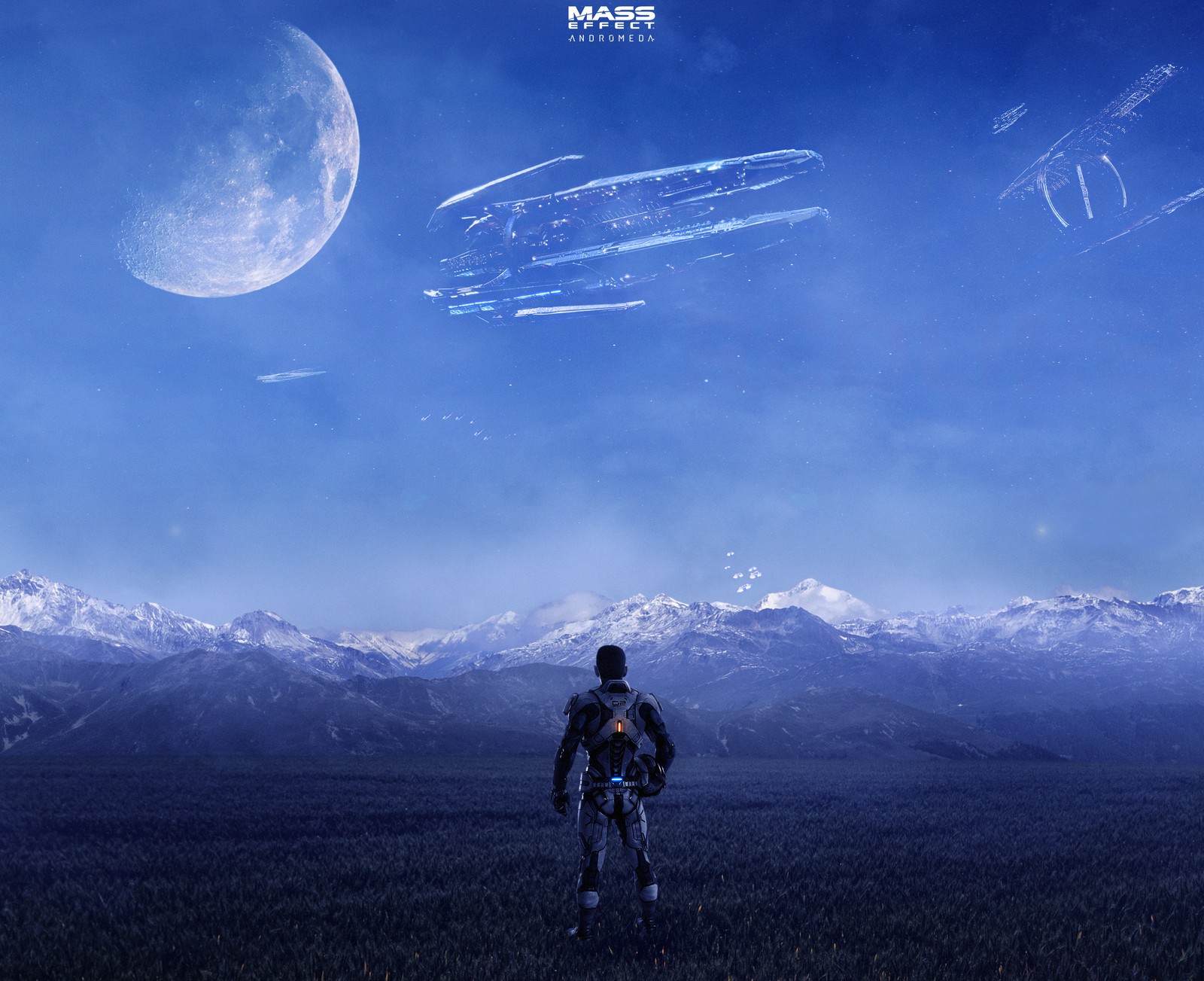 Baixar papel de parede andrômeda, mass effect, mass effect andromeda