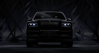 Elegante sedã preto Rolls Royce: O símbolo definitivo de luxo