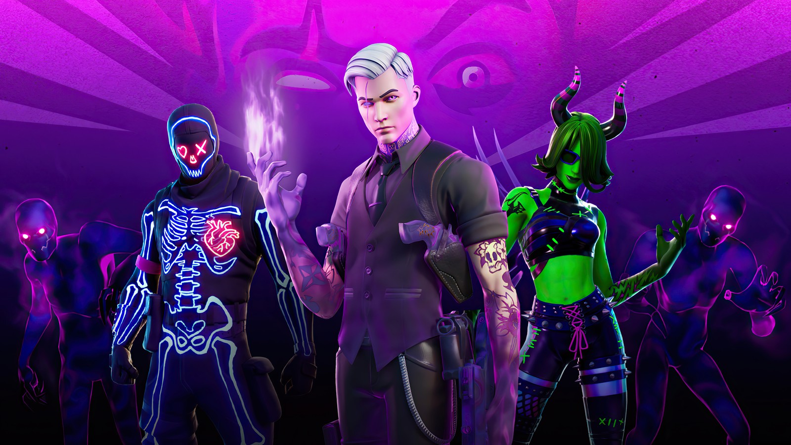 Téléchargez le fond d'écran fortnite, halloween, microsoft, party trooper, playstation