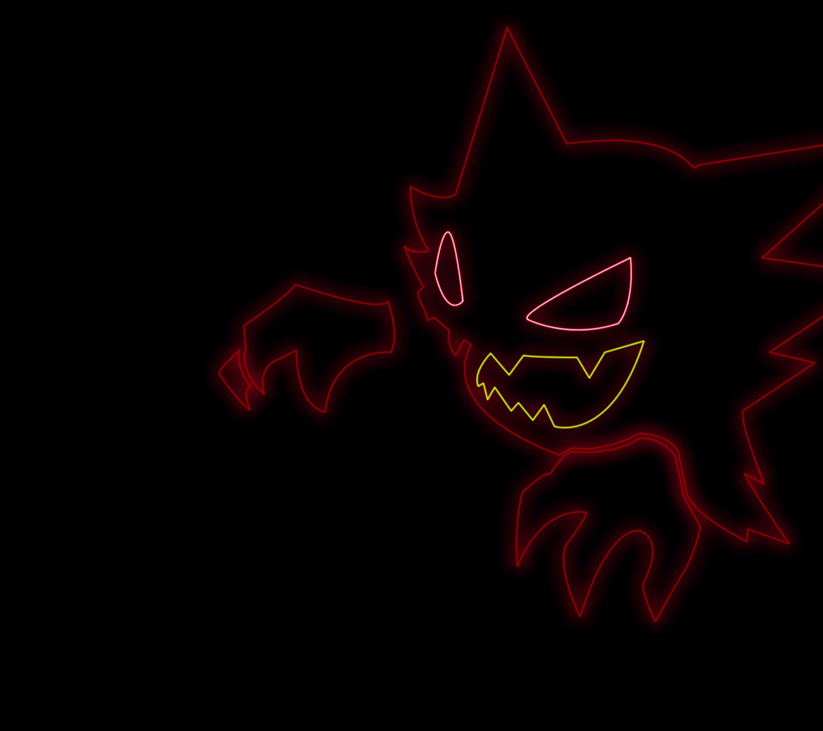 gengar, ghastly, ghost, haunter, pikachu wallpaper