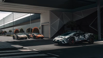 lamborghini huracán sterrato, lamborghini huracan sterrato, асфальт, 2024, 5k