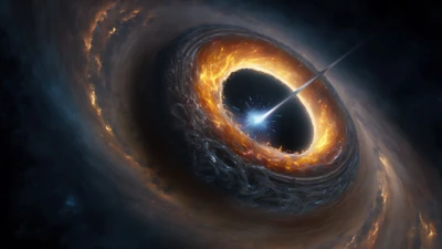 Cosmic Black Hole: A Glimpse into the Abyss