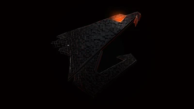 aorus, logo, gigabyte, digital art