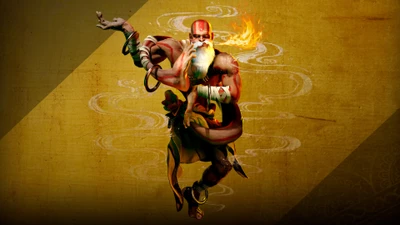 dhalsim, street fighter 6, jogo de vídeo, sf6, street fighter