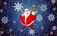 christmas day, santa claus, illustration, christmas, art wallpaper