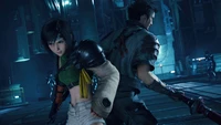 Yuffie Kisaragi y Sonon Kusakabe en una escena dinámica de Final Fantasy VII Remake Intergrade.