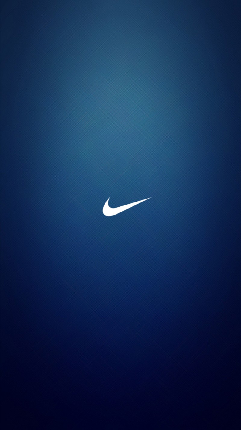 Логотип nike на темно-синем фоне (logoi, спорт)