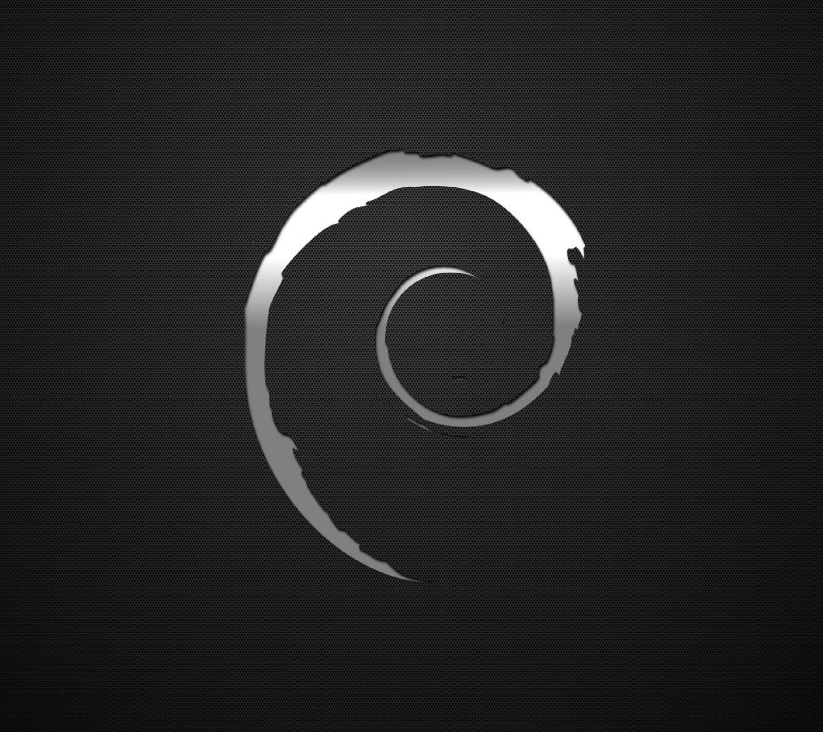 dark, debian, linux, logo Download Wallpaper