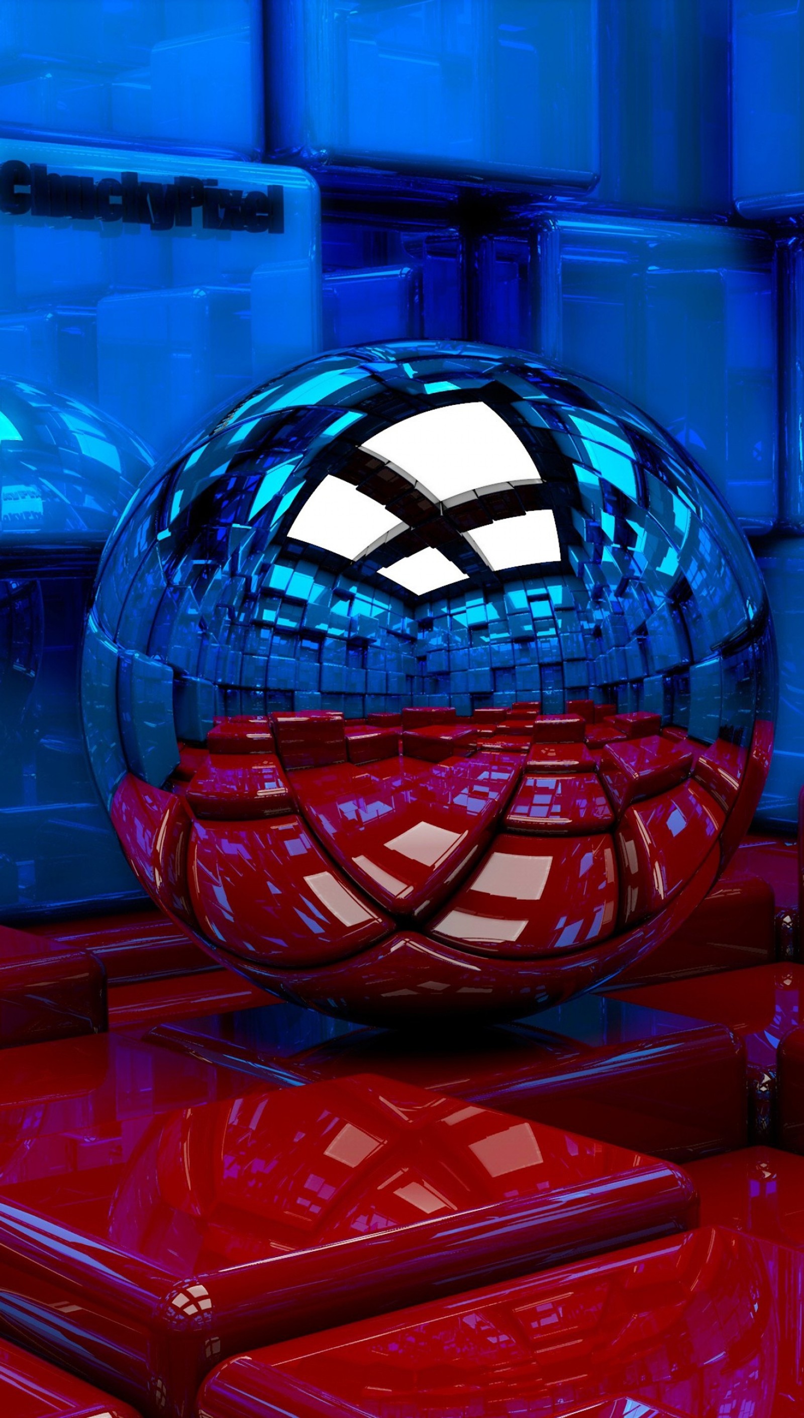 Lade 3d, ball, farben Hintergrund herunter