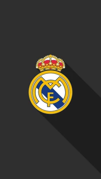 Logo del Real Madrid sobre fondo negro (2017)