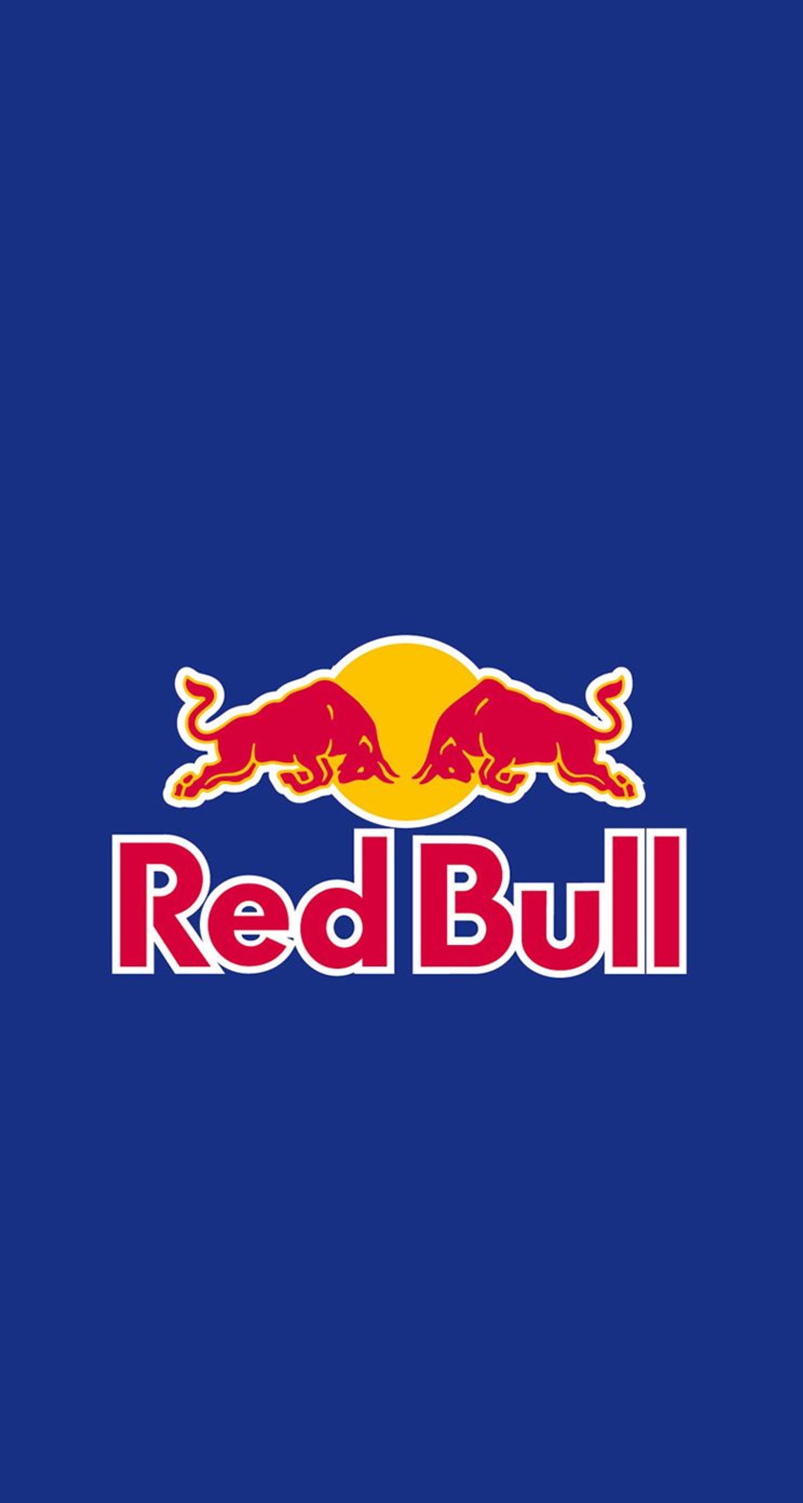 Logo red bull sur fond bleu (bleu, taureau, boisson, énergie, rouge)