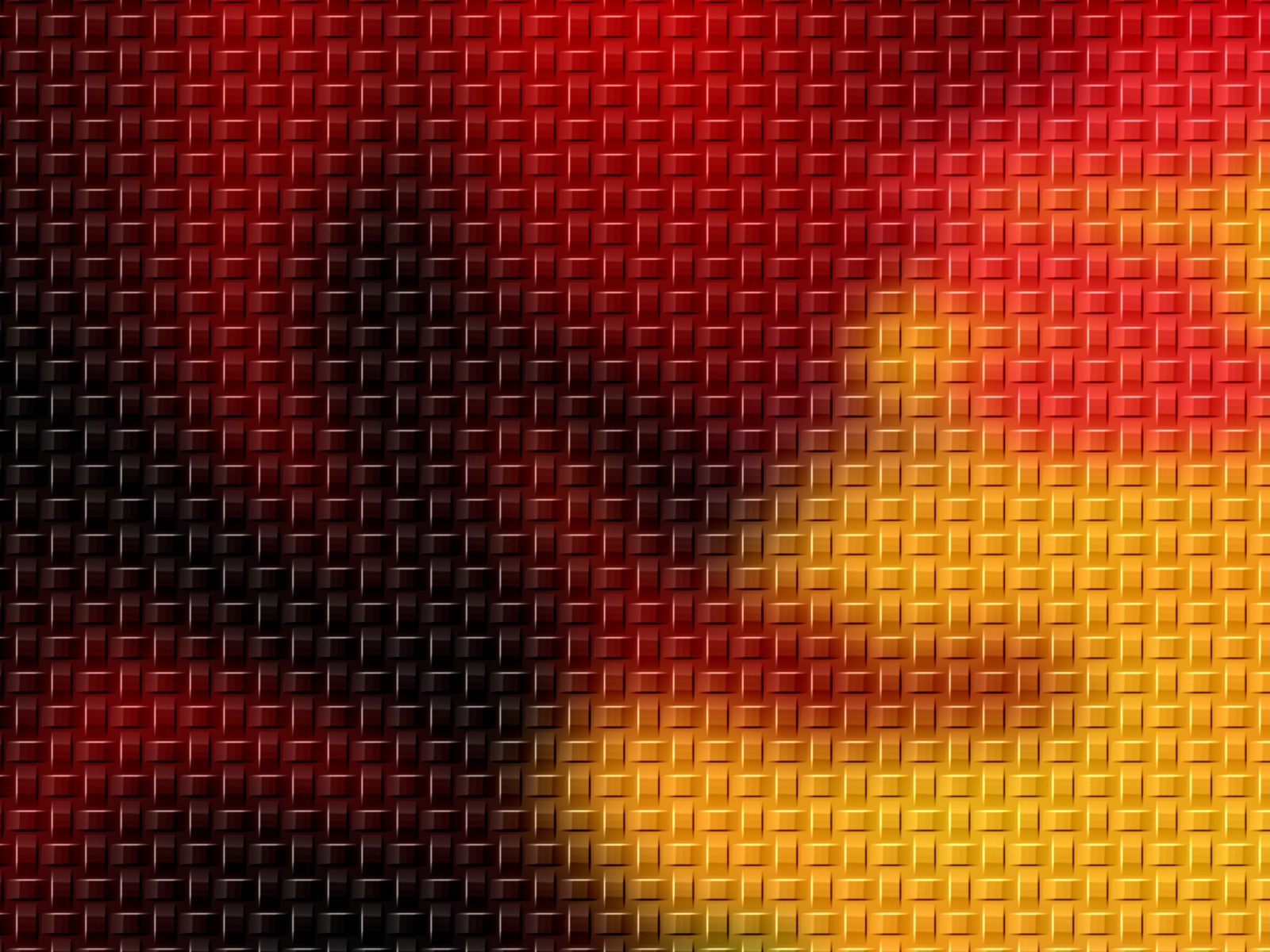 A close up of a red and yellow background with a yellow banana (2017, abstract, art, colors, cool)