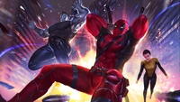 Deadpool, Colossus, and Negasonic Teenage Warhead in Epic Action