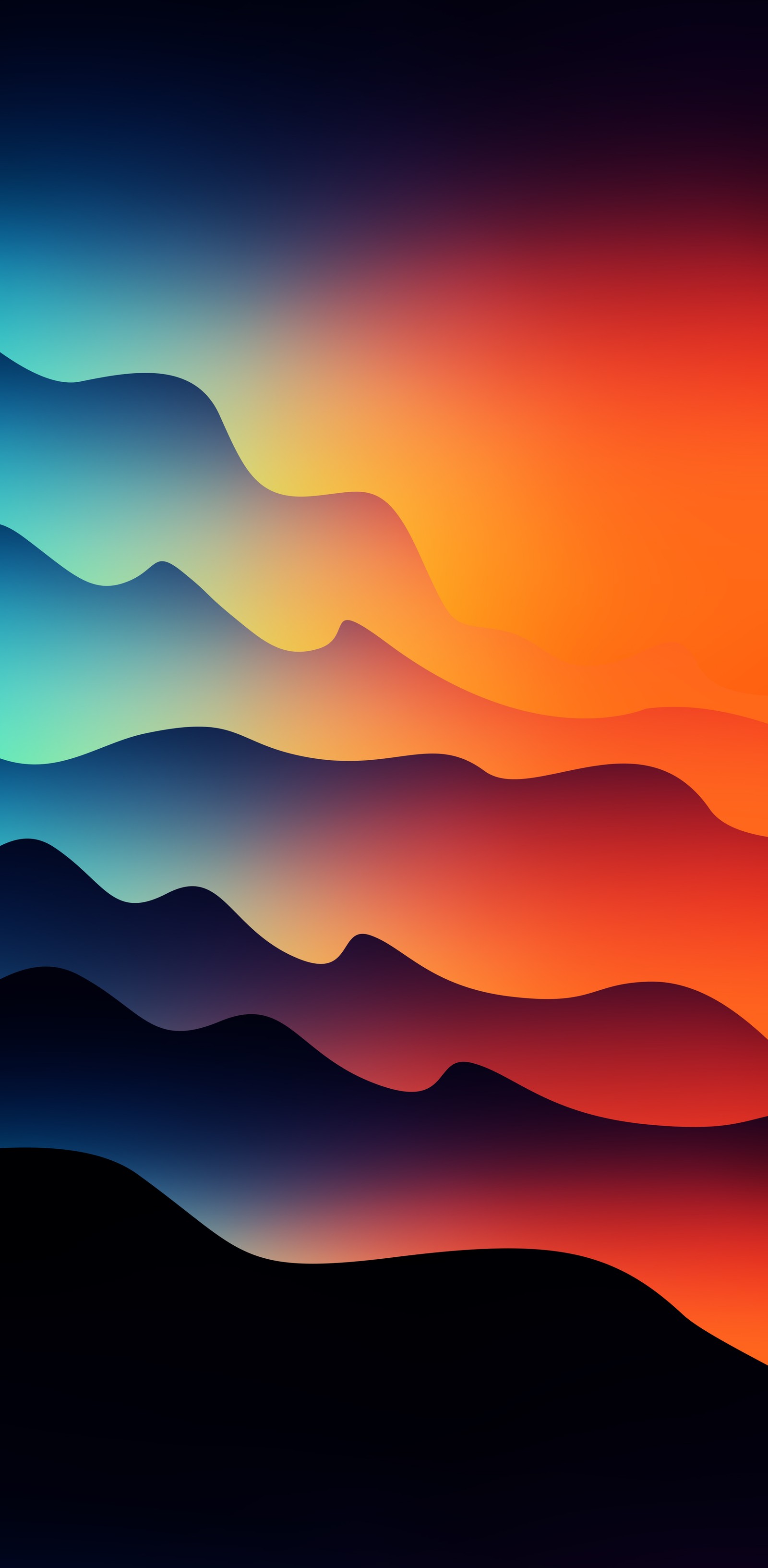 A close up of a mountain range with a sunset in the background (android, smartphone, mountain, cloud, atmosphere)