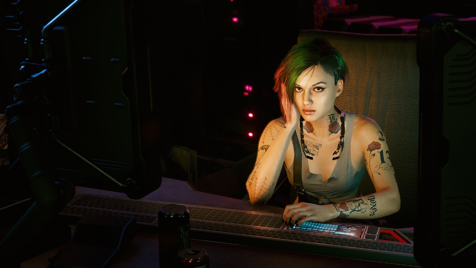 Скачать обои cyberpunk 2077, видеоигра, джуди альварес, judy alvarez