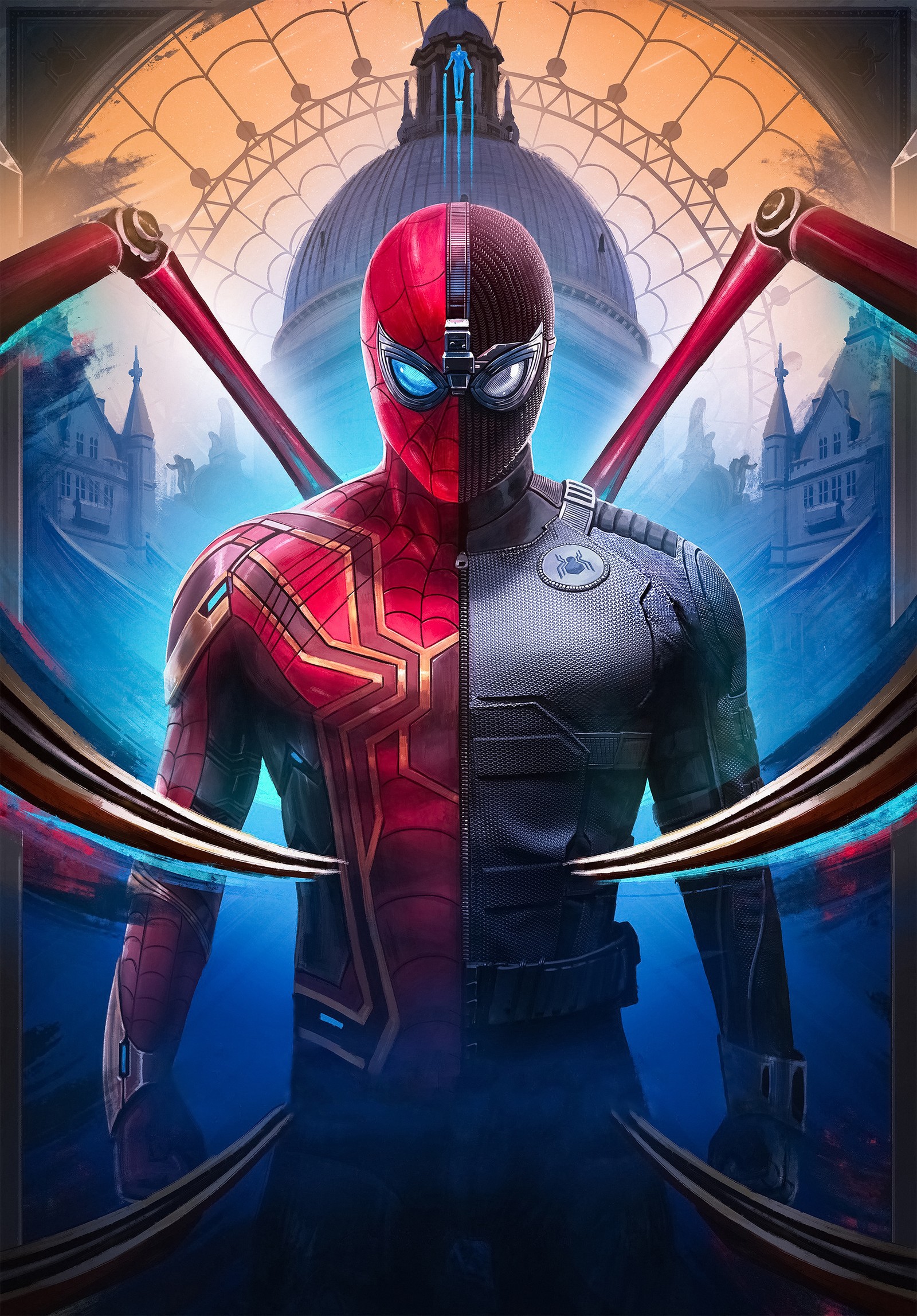 iron spider, spider man far from home, marvel comics, spider man, spiderman wallpaper