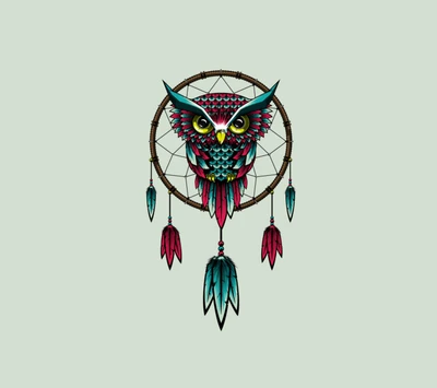 bird, dreamcatcher, owl