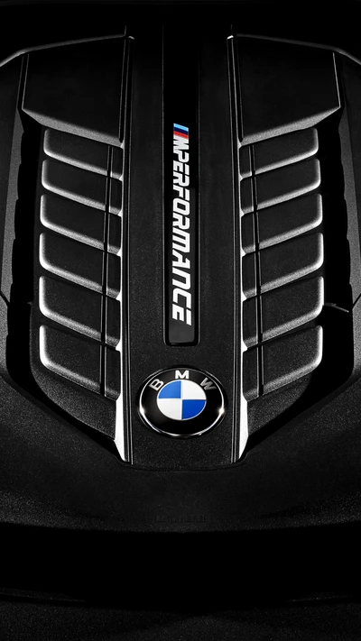 BMW Performance Motorabdeckung