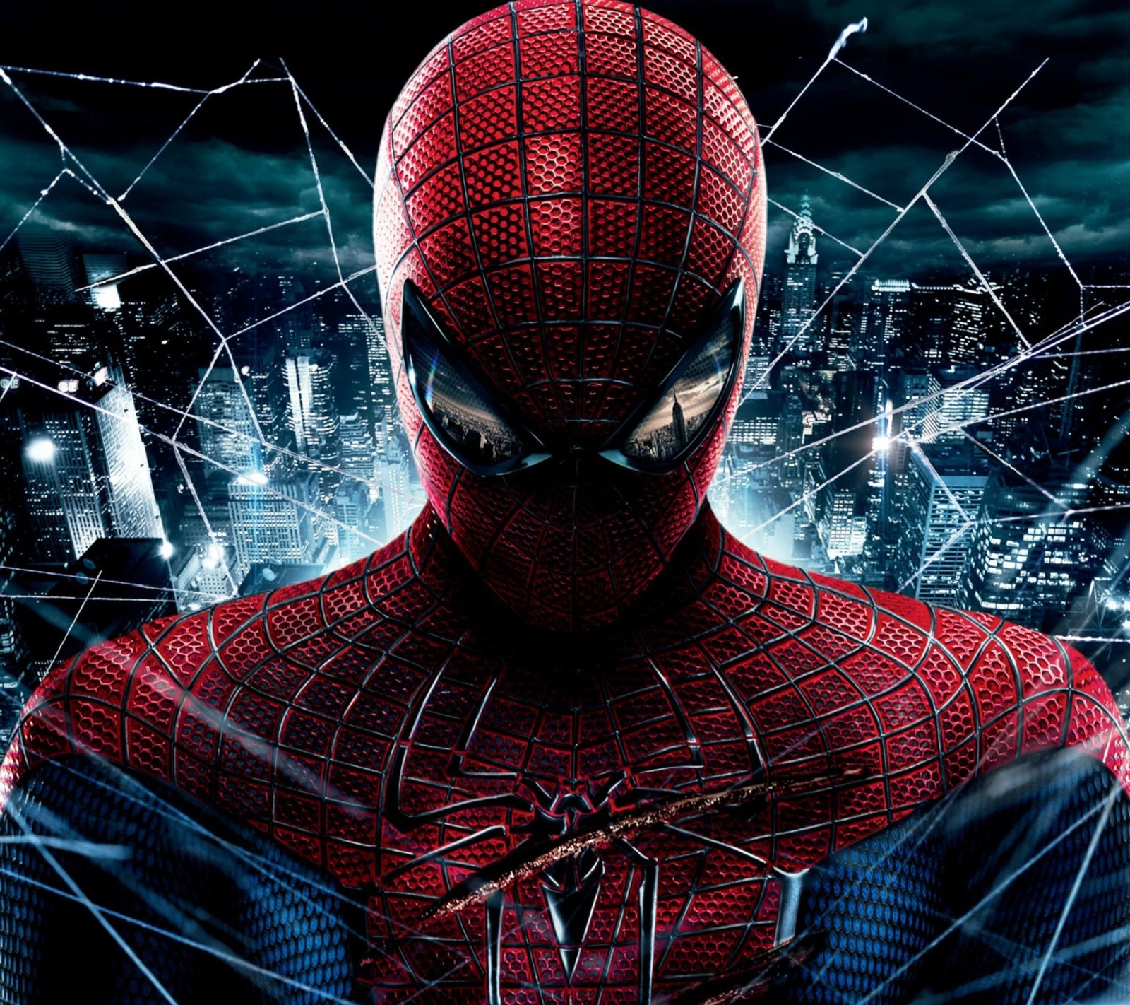 Spider-man dans l'affiche du film l'incroyable spider-man (incroyable, andré, garfield, lézard, parker)