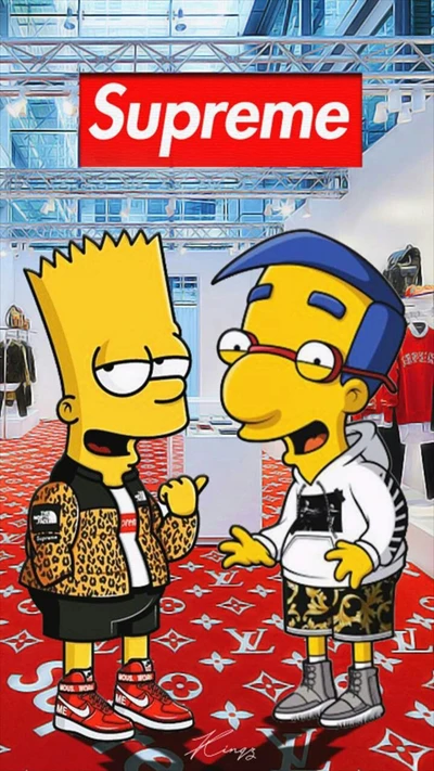 bart, brand, cartoon, logo, millhouse