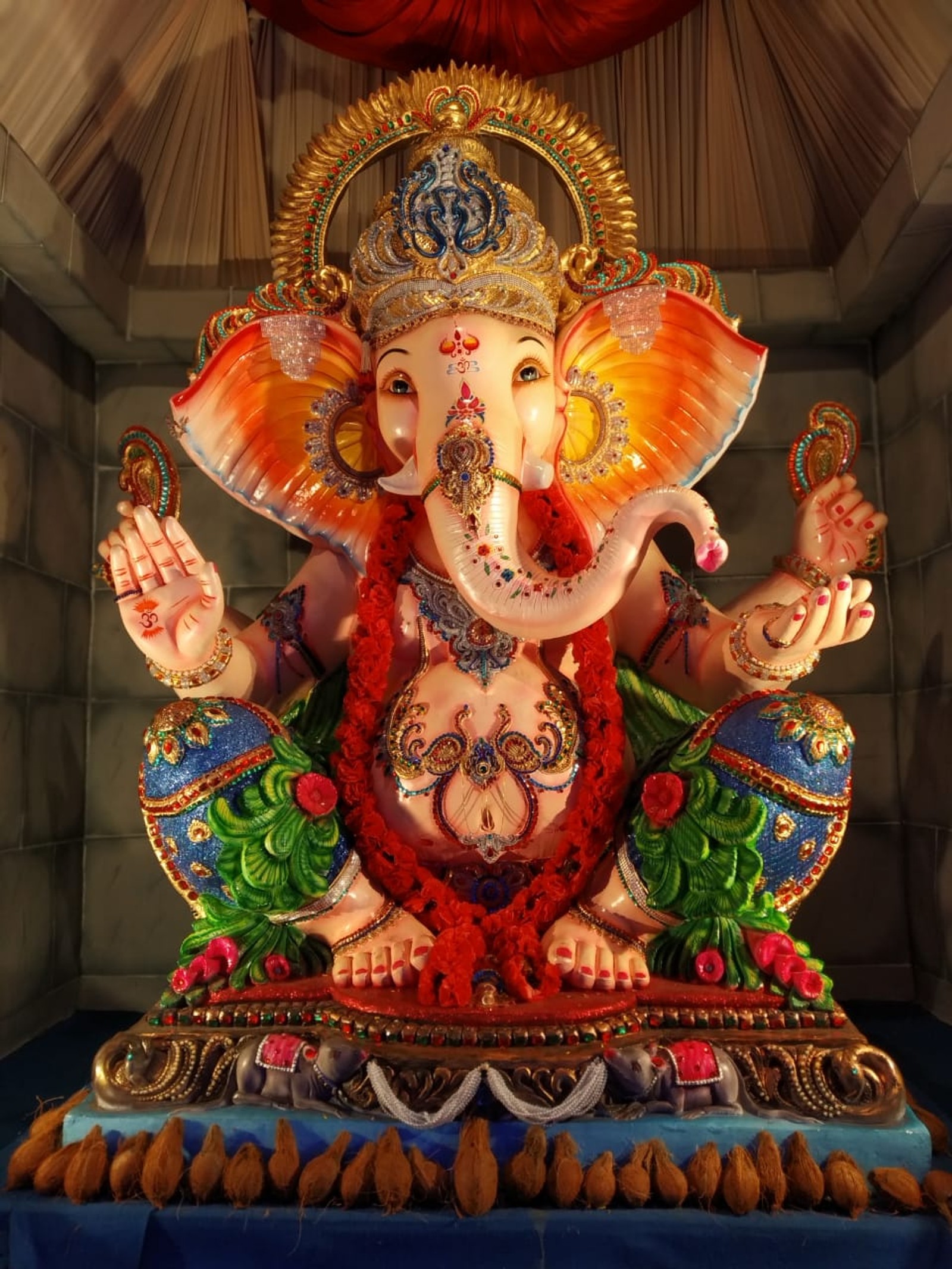 Скачать обои ганеша, ganesha, бог, лорд