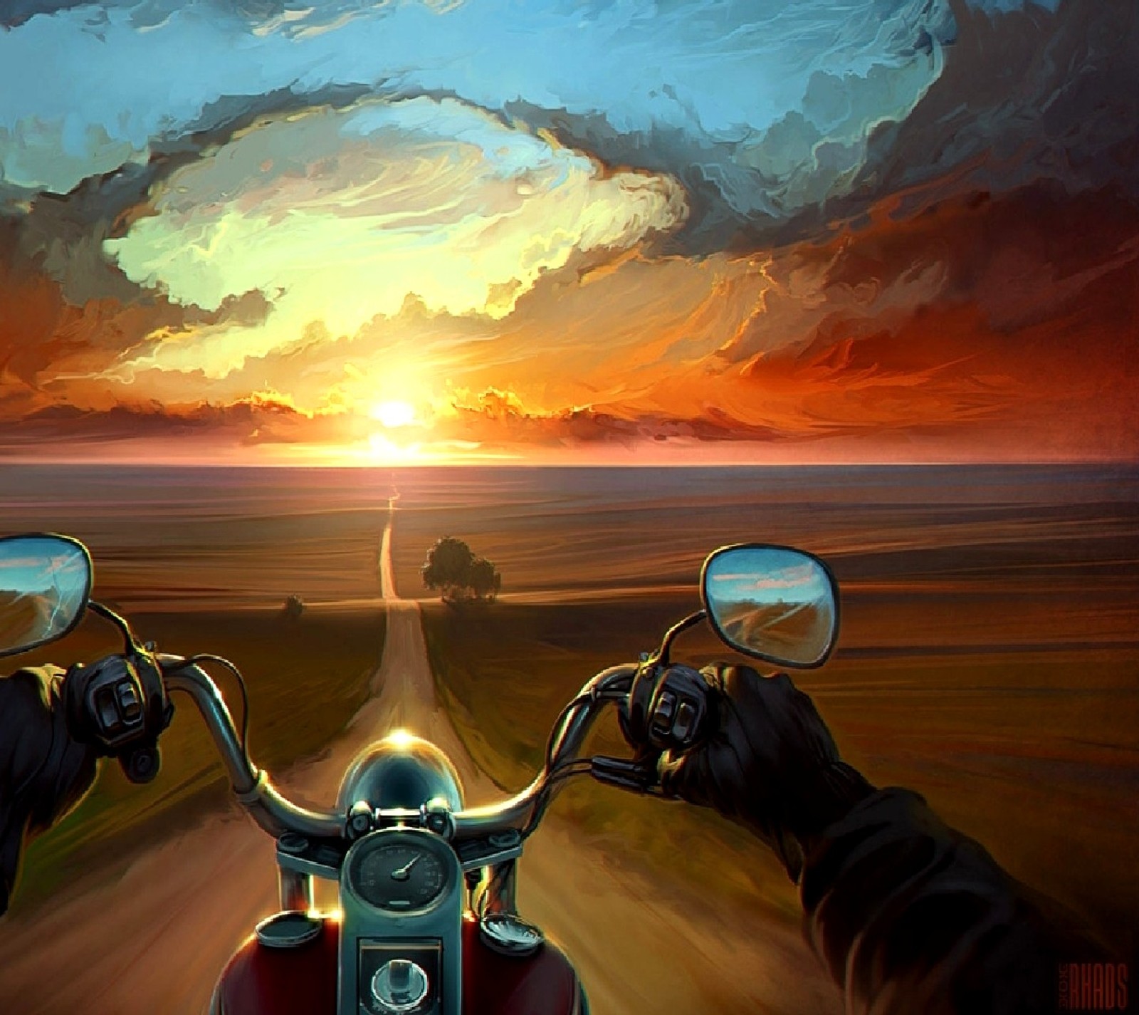 Descargar fondo de pantalla motorcyclists