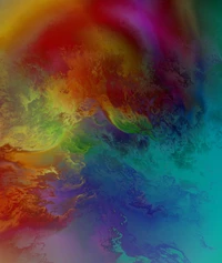 Vibrant Abstract Rainbow Swirls in HD