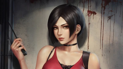 ада вонг, ada wong, resident evil 2, ремейк, видеоигра