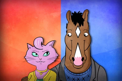 princesa carolyn, princess carolyn, bojack horseman, desenho animado, 5k