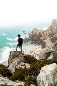 Overlooking a Dramatic Coastal Promontory