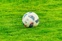 soccer ball, football, ball, grass, soccer