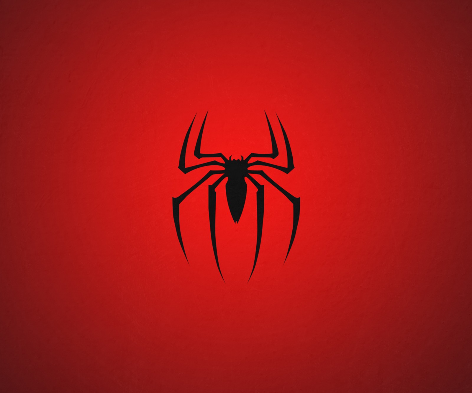 Logo d'araignée rouge sur fond rouge (marvel, peter parker, araignée, spiderman)