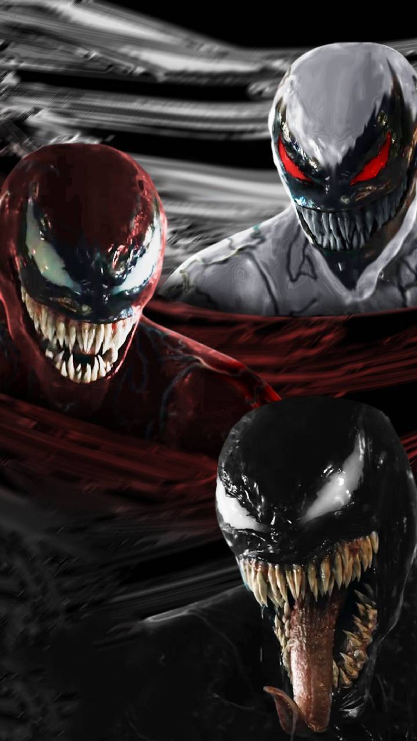 venom, spiderman, scarnage, marvel, war wallpaper