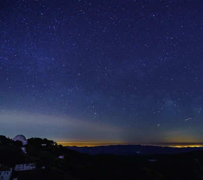 milky way, nature, night, night sky, observatory