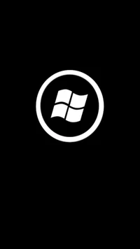 black, logo, phone, white, windows