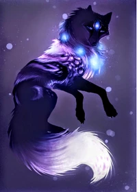 galaxy, wolf wallpaper