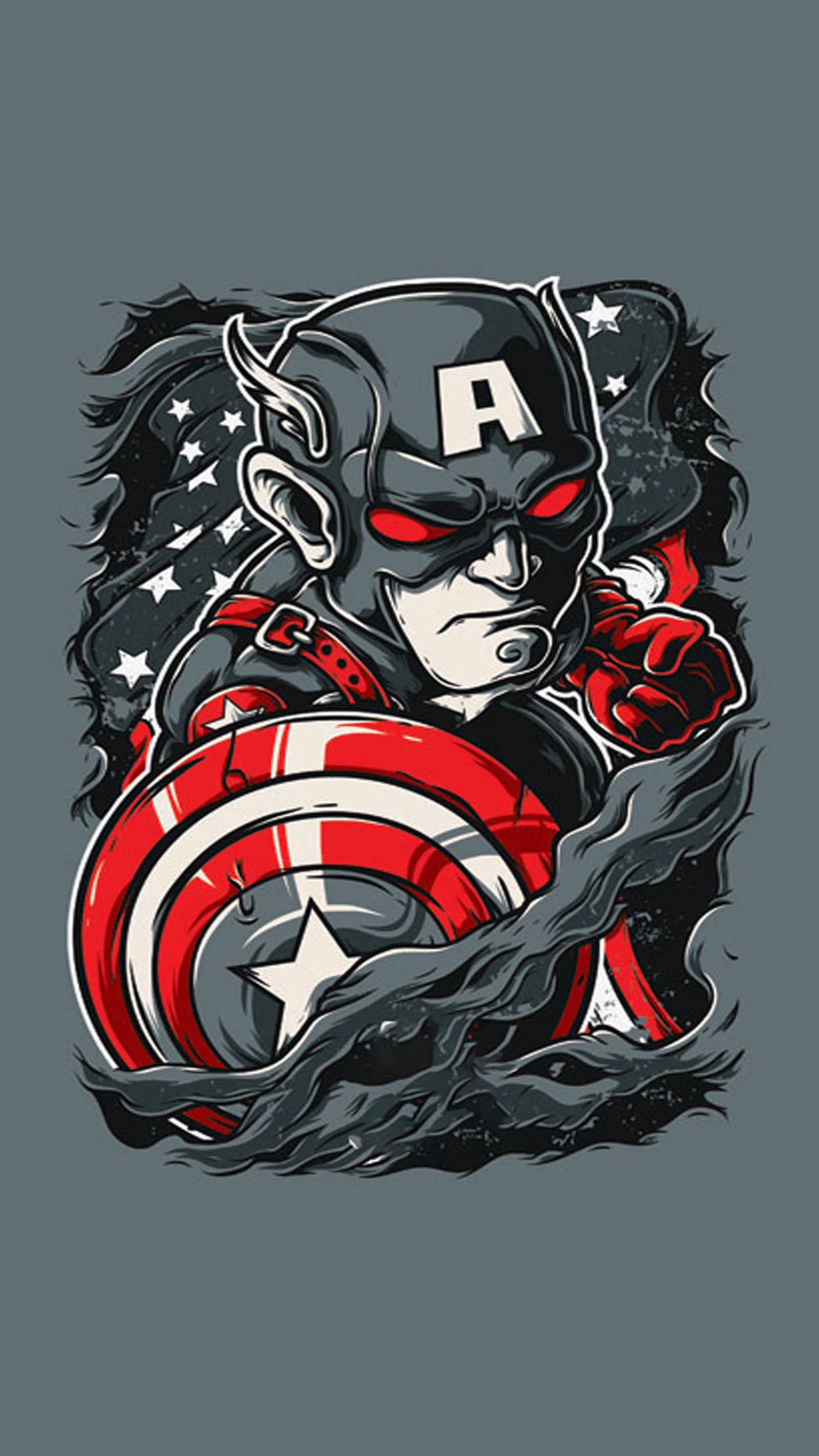 Captain america t-shirt-design von theart of the superhero (4k, 929, amerika, avengers, kapitän)