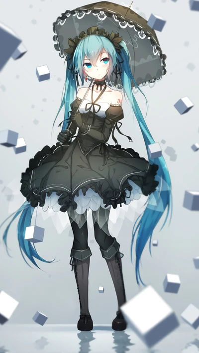 anime, gril, vocaloid