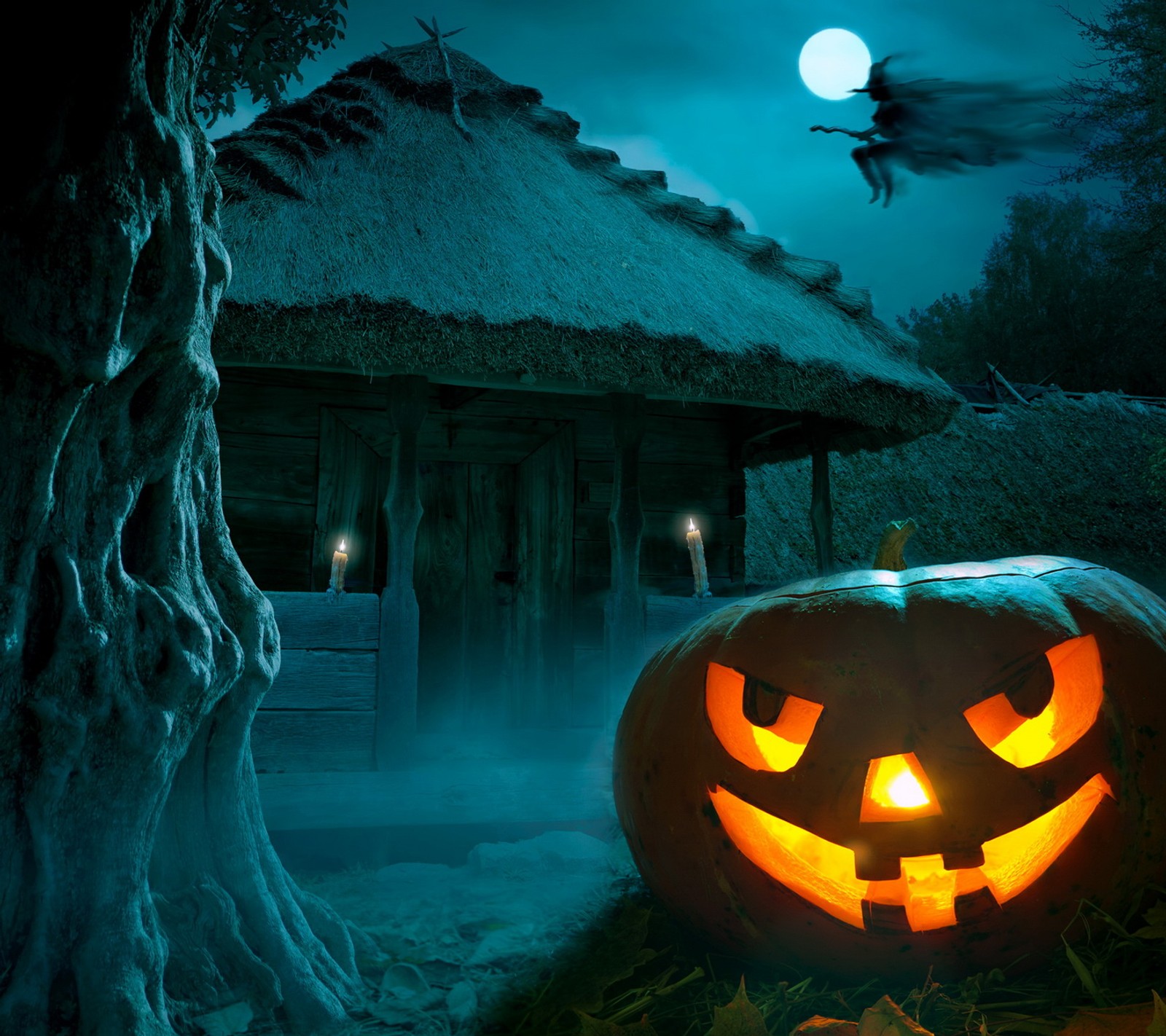 halloween, happy, night, pumpkin, scary wallpaper