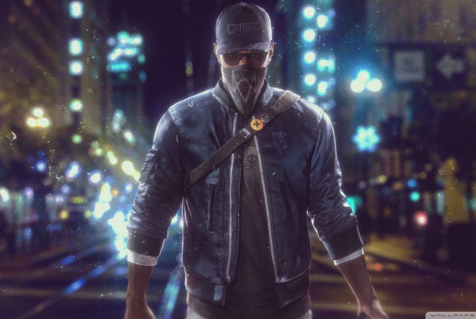 Un homme en veste noire et chapeau tenant une arme à feu (mauriciozx, ubisoft, watch dogs 2)