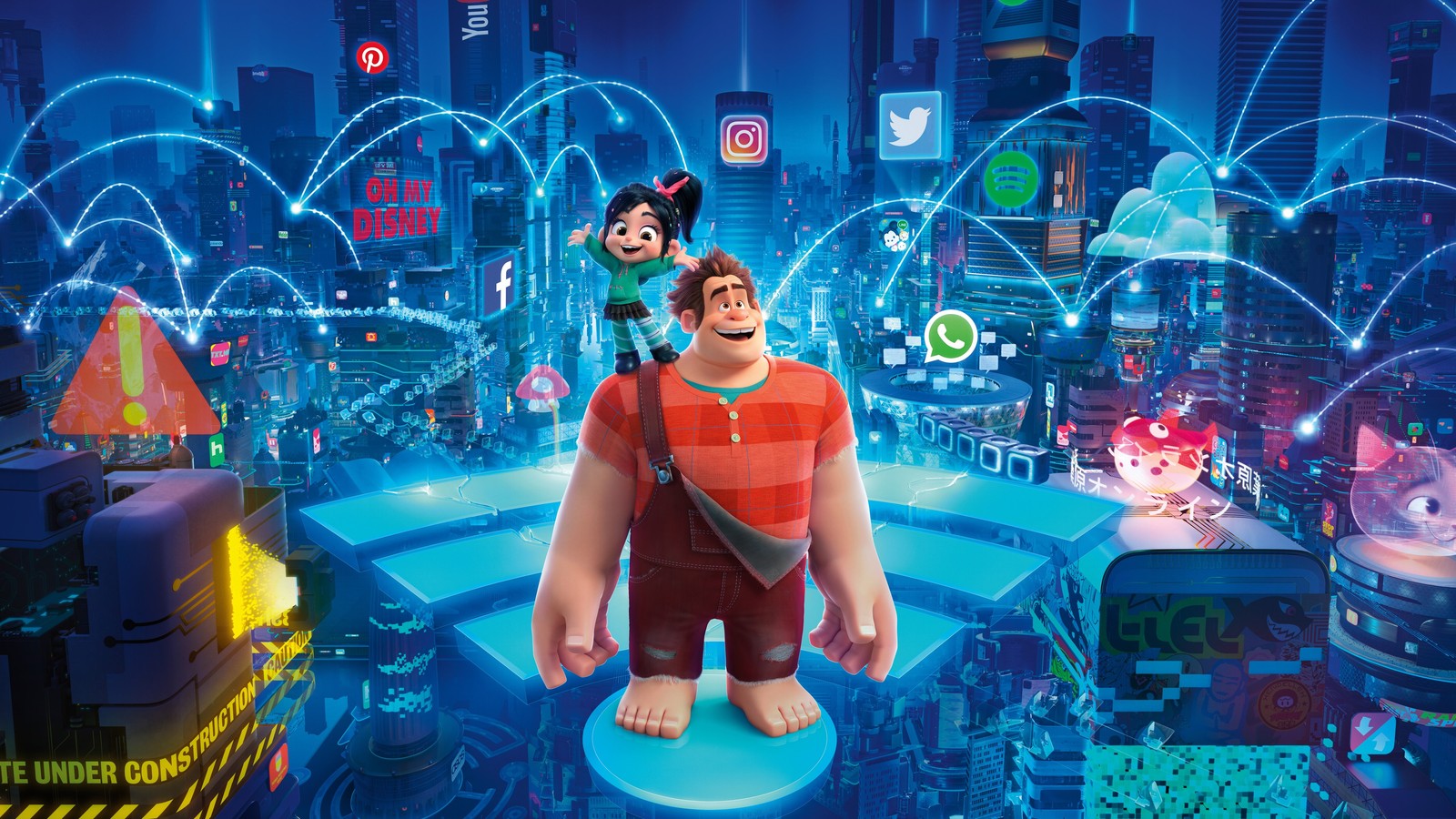 Baixar papel de parede wreck it ralph, ralph breaks the internet, américa, eua, usa