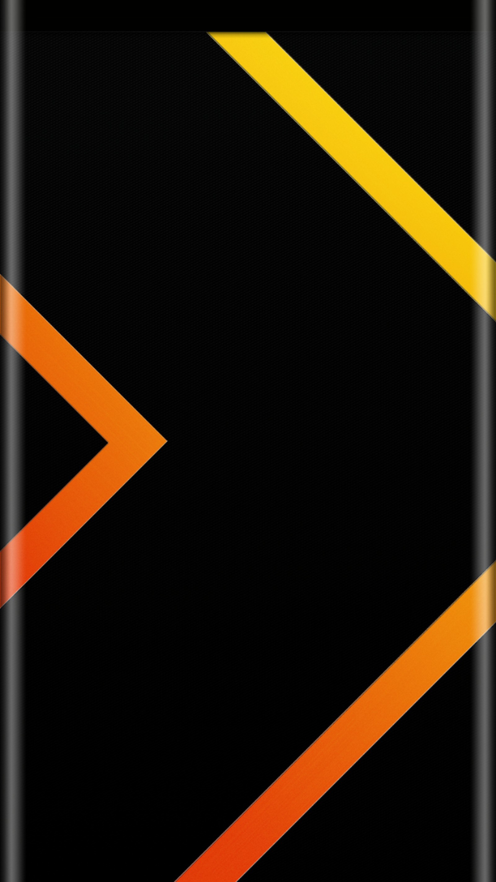 Um close de um celular com um fundo preto (abstrato, preto, estilo de borda, laranja, super design)