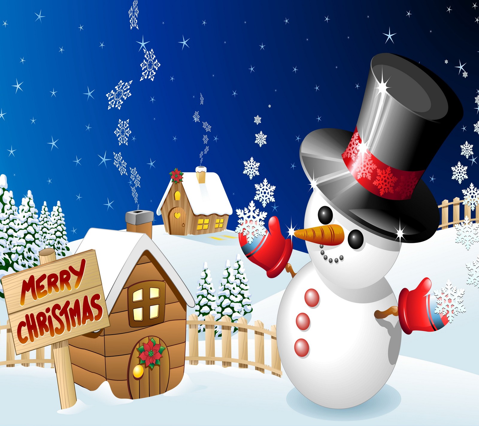 Descargar fondo de pantalla christmas theme snowman, fondo vectorial