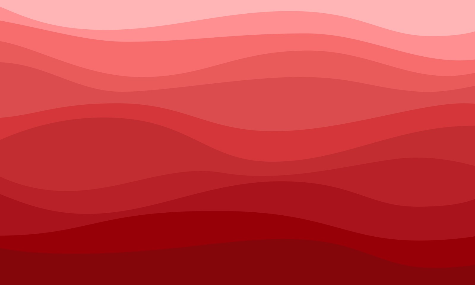 Un fond rouge et rose avec des lignes ondulées (orange, marron, rose, rouge, magenta)