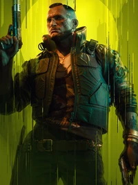 Jaquito Welles em Cyberpunk 2077: Um impressionante papel de parede 4K de um anti-herói cibernético