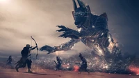 Bataille épique contre un massive Anubis dans Assassin's Creed Origins